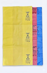 HEAN Bio Hazard Waste Disposal Bags, 20x24 inch, 75 Micron, Bio Medical Garbage Bags (Yellow - 10)