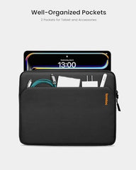 tomtoc Slim Laptop Sleeve for 14-inch MacBook Pro M2/M1 Pro/Max A2779 A2442 2023-2021, Water-Resistant Protective Case for 13-inch MacBook Air/Pro M2/M1 with a Hard Cover, Laptop Accessory Bag