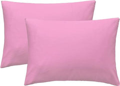 Soft Pillow Covers 19 x 29 Inches - Egyptian Cotton 600 Thread Count Set of 2 Pillow Cover Set Envelope Closure Hotel Quality Pillowcase - Beige