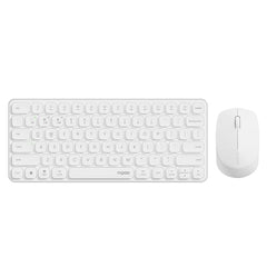 Rapoo 9010M Multi Device Wireless & Bluetooth Keyboard & Mouse Combo, White