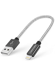 CableCreation Lightning to USB Data Sync Cable [MFi Certified] 0.5 FT