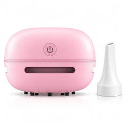 5 LEAFé : JOURNEY TO HEALTH Panda Mini Vacuum Cleaner for Desk (with Nozzle), 500 Pa Powerful Suction, USB Rechargeable Handheld Table Dust Cleaner for Keyboard, Laptop, Car Interior