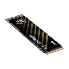 MSI SSD SPATIUM M470 Pro PCIe 4.0 NVMe M.2 1TB - PCIe 4.0 NVMe M.2 Internal Solid State Drive, 6000MB/s Read & 4500MB/s Write, 3D NAND, Built-in Data Security, Center - 5 Year Warranty (320 TBW)