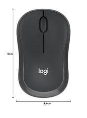 Logitech M240 Silent Bluetooth Mouse, Wireless, Compact, Portable, Smooth Tracking, 18-Month Battery, for Windows, macOS, ChromeOS, Compatible with PC, Mac, Laptop, Tablets - Off White