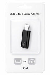 One Plus USB-C to 3.5mm Headphone Jack Adapter | Type-C to AUX Audio Converter for OnePlus, Xiaomi, Realme, Vivo (NOT for Samsung/iPad/Pixel) - Black