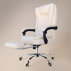 Kepler Brooks Italia Premium Leatherette Office Chair for Work | 3-Years Warranty | Boss Chair for Office, Ergonomic Executive Chair, Cushioned Arms & Seat, Leg Rest, Heavy Duty Metal Base (Black)