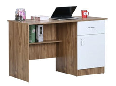 DeckUp Plank Uniti Engineered Wood Study Table and Office Desk (Bavarian Beech, Matte Finish)