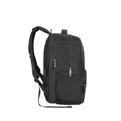 American Tourister RON Large 4 Compartment Laptop Backpack Travel Bag, 28 Ltrs Durable Bags For Mens, College School Computer Backpack Gift For Unisex Boys Girls Kids, Black, With Rain Cover