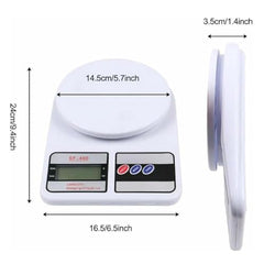 Weighing scale, Weight Machine for Kitchen, Kitchen Weighing Scale,SF-400 Weight Machine for Shop, Food Weighing Scale, Multipurpose Portable Electronic Digital Weighing Scale