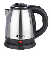 Bajaj KTX 1.8 Litre DLX Electric Kettle | 1350 Watts Kettle with Stainless Steel Body | Cordless Operation | Auto Shut-off Mechanism | 2-Yr Warranty 【Black】