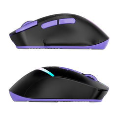 Kreo Hawk Gaming Mouse with Programmable Buttons & RGB Lighting | Top Pixart Sensor | Adjustable DPI with 1.5m Long Braided Cable and Optical Sensor | Lightweight & Durable (Hawk- Black)