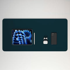 Scarters Desk Mat & Extended Mouse Pad 90x45cm | Reversible, Blue & Yellow