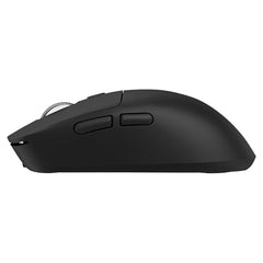 iBall GLIDR S200 Wireless Office Mouse with Software, Very Light Weight, Tri Mode (2.4GHz, BT, Wired), 5-Level Up to 3200 DPI, 6 Buttons, Type C Built-in Battery, Auto Sleep, High Precision (Black)