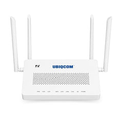 UBIQCOM UB5021GV XPON ONT Optical Network Terminal, 1GE + 1 POTS, GPON Fiber Broadband Modem with VoIP Voice Support, SC/UPC Connector, FTTH ONT for Home & SOHO Users