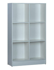 DeckUp Meritus-L 3-Shelf Engineered Wood Book Shelf and Display Unit (Walnut, Matte Finish)