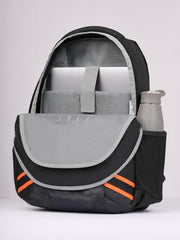 Wildcraft Mosaic 2+1 compartment Laptop Backpack for Work and Travel| 37 litre Capacity|Premium Fabric| Padded Strap| Orgainzer| Water resistant |Black