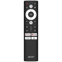 SV Remote Control Compatible with Acer 139 cm (55 inches) Advanced I Series 4K Ultra HD Smart LED Google TV, AR55GR2851UDFL (Black) (Please Match The Image with Your Old Remote) Without Voice