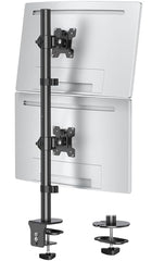 MOUNTUP Dual Monitor Stand for 2 Max 32 inch Stack Screen Monitors