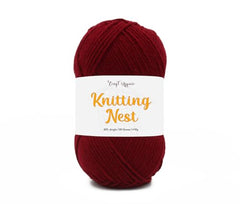 Craft Affair | Knitting Nest Acrylic Yarn (200 Meter, 100 Grams, 2mm) / Woolen Yarn/Acrylic Yarn for Knitting and Crocheting-Olive