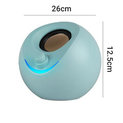 ZEBRONICS Blues 2.0 Computer Speakers, 8 Watts, 45° Elevated Drivers, Dual Passive Radiators, USB Powered, AUX, Volume Control Knob, RGB LED, for Laptops & Desktop (Black)