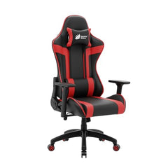 Green Soul Raptor 2.0 Racing Edition Ergonomic Gaming Chair with Premium PU Leather, Adjustable Neck & Lumbar Pillow, 3D Adjustable Armrests & Heavy Duty Nylon Base (Black & Red)