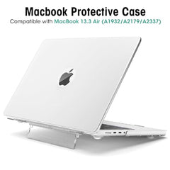 HASTHIP MacBook Air M1 13.3 Inch Hard Shell Cover with Foldable Kickstand
