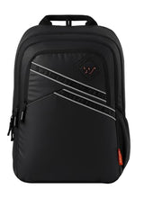 Wildcraft Dark Edition 40 L Premium Laptop Backpack for Men & Women | Fits 15.6 inch Laptop | Padded Shoulder Straps, Multi Compartments, Anti-Theft Zippers | Business Travel Bag | Dark Black