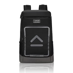 uppercase 23L Tall Boy Laptop Backpack| up to 15'' | 3x More Water Resistant Sustainable Office Bag | College Bag/Travel Bag for Men & Women | 750 Days Warranty (Black)