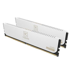 TEAMGROUP T-Create Expert Overclocking 10L CL42 DDR5 128GB Kit (2 x 64GB) 6400MHz (PC5-51200) Intel XMP 3.0 & AMD Expo Compatible Desktop Memory Module Ram White - CTCWD5128G6400HC42CDC01