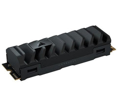 Corsair MP600 CORE 2TB M.2 NVMe PCIe x4 Gen4 SSD (Up to 4,950MB/sec Sequential Read & 3,700MB/sec Sequential Write Speeds, High-Speed Interface, 3D QLC NAND, Built-in Heatspreader) Aluminum