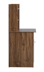 DeckUp Zeus Engineered Wood Study Table and Office Desk (Wotan Oak & White)