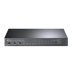 TP-Link 11 Port Unmanaged PoE+ Switch, 124W, Fanless, 8×FE+3GE(TL-SL1311MP)