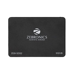 ZEBRONICS ZEB-SD52 SSD 512GB, SATA II and SATA III Interface, QLC, Silent Operation