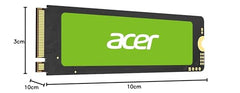 Acer FA100 512GB PCIe Gen3 x4 NVMe 3D NAND SSD M.2 Internal SSD-3200MB/s R, 2200MB/s W Speed