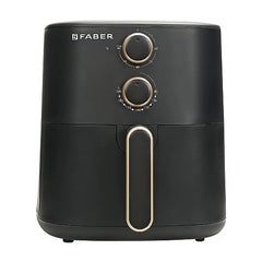 Faber 6L 1500W Digital Air Fryer | Fry, Bake, Roast, Toast, Defrost, Grill & Reheat | 85% Less Oil, 360° Air Cooking|8-Preset Menu,LED Display&Touch Control, Non-Stick Pan,View Window|FAF 6.0L NEO BK