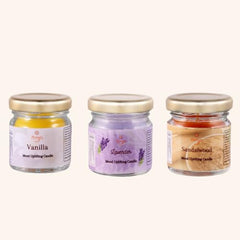 Floryn Decor Jar Scented Candles Gift Set | Scented Candle Set | Highly Fragranced Candles Pack of 6 Mini Jars