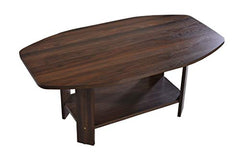 DeckUp Dusun Engineered Wood Coffee Table (Dark Wenge, Matte Finish)