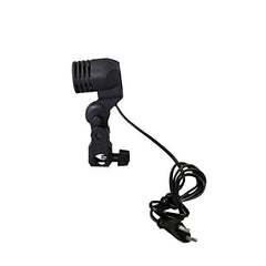 SYGA Sigle Holder E27 AC Swivel Socket Umbrella Bracket Flash Lamp Bulb Holder