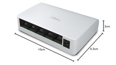 FRONTECH 8 Port Gigabit Ethernet Switch | 10/100/1000Mbps | Plug & Play LAN Hub for Router, Computer, Gaming Console, Printer & IP Camera | Wall Mountable | Hi-Speed Network Switch (NC-0052)