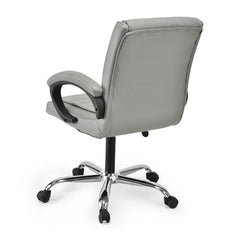 GOYALSON Ergonomic Revolving Office Home Swivel Desk Chair with Adjustable Height Smooth Moving (2, Black, Standard)