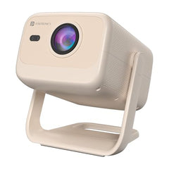 Portronics Beem 450 Smart LED Projector with 1080p Full HD Resolution, Built-in Streaming Apps (Netflix, Prime Video, Hotstar), 4000 Lumens, Screen Mirroring, 3 Watt Speaker, Bluetooth, Wi-Fi (White)