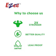 Ezee Plastic Disposable Garbage Bags, Green, Small, 30 Bags