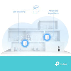 TP-Link Deco X10 AX1500 Whole Home Dual-Band Mesh Wi-Fi 6 System, AI-Driven, Coverage up to 3900ft²,Connect up to 120 Devices,Ideal for Gaming&4K, Alexa and Google Home Compatible, Pack of 2