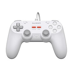 GameSir Tegenaria Lite Wired Game Controller For Switch, Android, iOS, PC, Steam With Retro 90s Design, Hall Effect Sticks, 1000Hz Polling Rate, Dual Rumble Motors, Mappable Back Buttons, Ultra-Low Latency, Ergonomic Design -Serene White