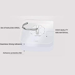 Misamo Enterprise PVC Wall Hooks, Pack of 15, Transparent