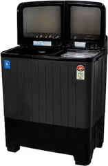 Voltas Beko Semi-Automatic Top Load Washing Machine, 12 Kg Capacity, 5 Star Burgundy