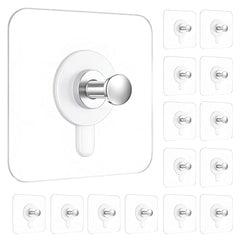 DALUCI Self Adhesive Wall Hooks (Pack of 5) – Heavy Duty Nail-Free Hooks for Wall Heavy Items | Photo Frame Hooks Without Drilling | Strong Sticky Hook for Frames, Clocks & Keys (Photo Frame Hook, 5)
