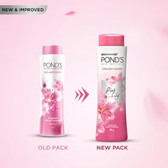 POND'S Dreamflower Floral Perfume Powder with Glow-Boosting Vitamin B3| Crafted with Superfine Minerals for Smooth Texture| Mesmerizing Long-Lasting Floral Fragrance of Pink Lily,200g