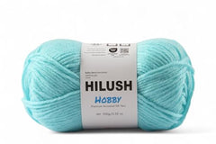 HILUSH Hobby,Wool Yarn dk Acrylic Hand Knitting Yarn Ball (100g/1 Ball),Suitable for Craft amigurumi Shade 001 (Sky Blue)