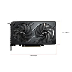 GIGABYTE GeForce RTX 5050 WINDFORCE OC 8GB GDDR6, PCIe 5.0 Graphics Card – Blackwell DLSS 4, 2587 MHz Boost Clock, Twin Hawk Fans, Thermal Gel